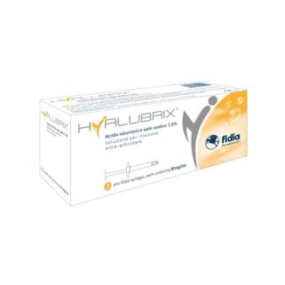 SIRINGA INTRA-ARTICOLARE HYALUBRIX ACIDO IALURONICO 1,5% 30 MG 2 ML NO ETO