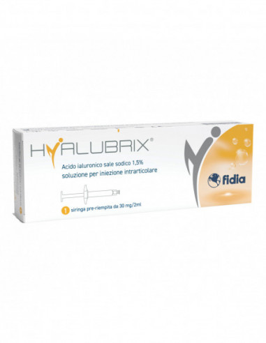 SIRINGA INTRA-ARTICOLARE HYALUBRIX ACIDO IALURONICO 1,5% 30 MG 2 ML NO ETO