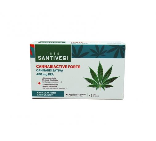 CANNABIACTIVE FORTE PEA 400 MG 20 CAPSULE MOLLI