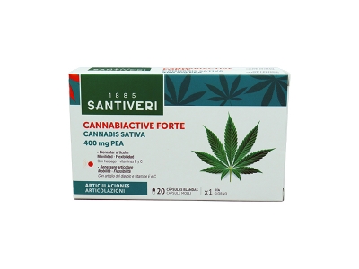 CANNABIACTIVE FORTE PEA 400 MG 20 CAPSULE MOLLI