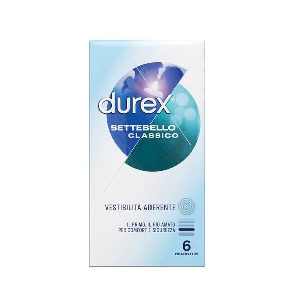 PROFILATTICO DUREX SETTEBELLO CLASSICO 6 PEZZI