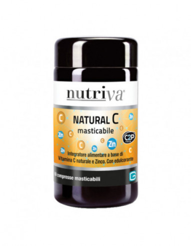 NUTRIVA NATURAL C 60 COMPRESSE MASTICABILI