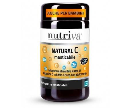 NUTRIVA NATURAL C 60 COMPRESSE MASTICABILI