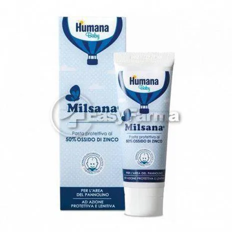 HUMANA BABY MILSANA PASTA PROTETTIVA ALL'OSSIDO DI ZINCO 50 ML