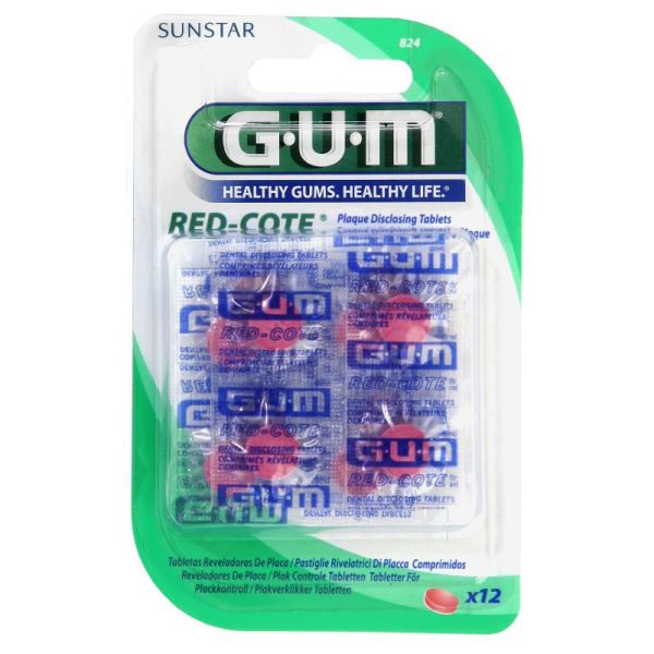 GUM RED-COTE RIV PLACCA 12 PASTIGLIE