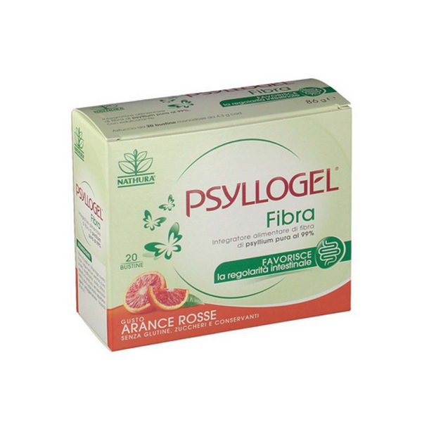 PSYLLOGEL FIBRA ARANCE ROSSE 20 BUSTINE