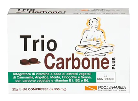 TRIOCARBONE PLUS 40 COMPRESSE