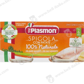 PLASMON OMOGENEIZZATO SPIGOLA BRANZINO 80 G X 2 PEZZI