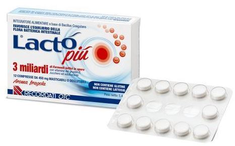 LACTO PIU 3 MILIARDI 12 COMPRESSE
