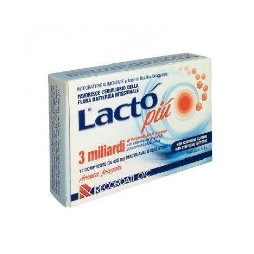 LACTO PIU 3 MILIARDI 12 COMPRESSE