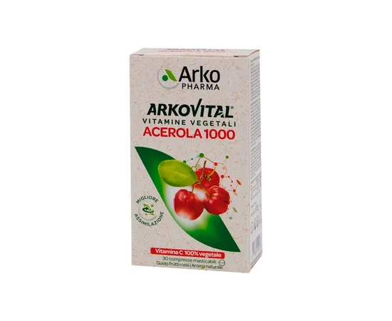 ARKOVITAL ACEROLA 1000 30 COMPRESSE MASTICABILI