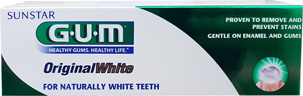 GUM ORIGINAL WHITE DENTIFRICIO 75 ML