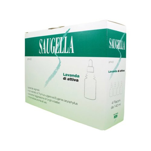 SAUGELLA LAVANDA VAGINALE ATTIVA 140 ML 4 PEZZI