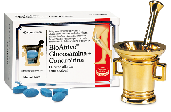 BIOATTIVO GLUCOSAMINA + CONDROITINA 60 COMPRESSE