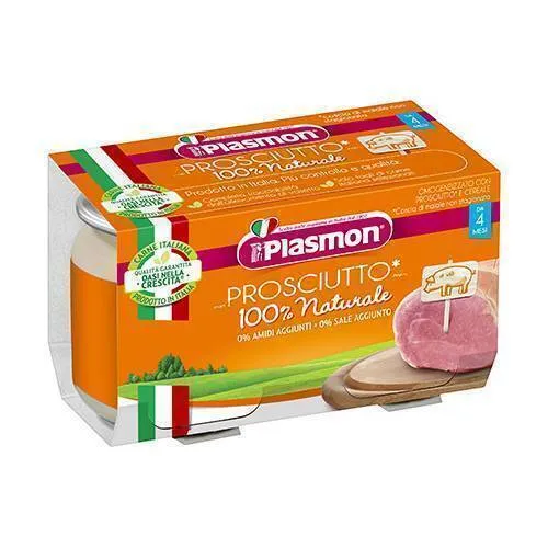 PLASMON OMOGENEIZZATO PROSCIUTTO COTTO 80 G X 2 PEZZI