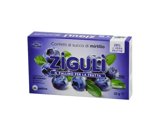 ZIGULI MIRTILLO 36 PALLINE 22 G