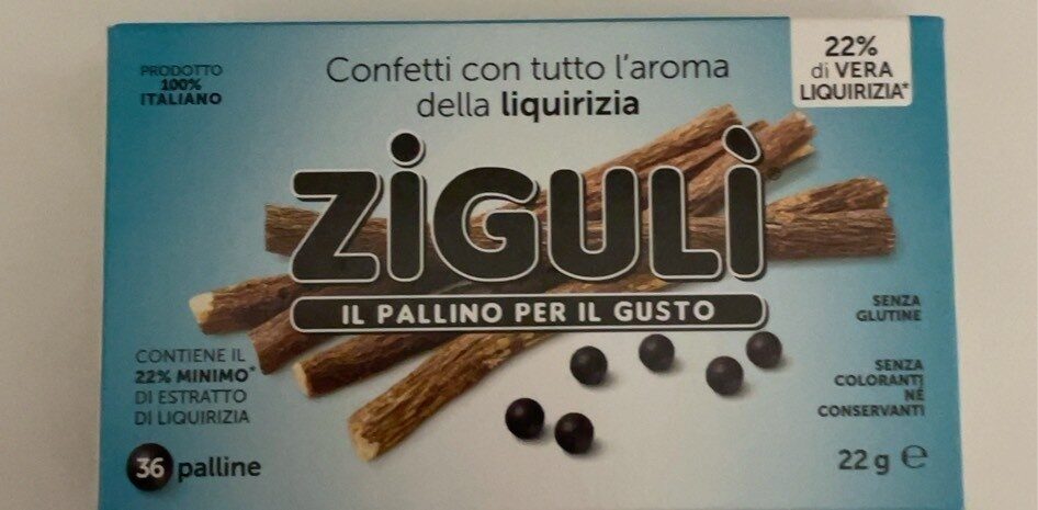 ZIGULI LIQUIRIZIA 36 PALLINE 22 G