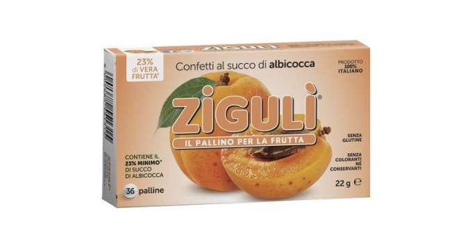 ZIGULI ALBICOCCA 36 PALLINE 22 G