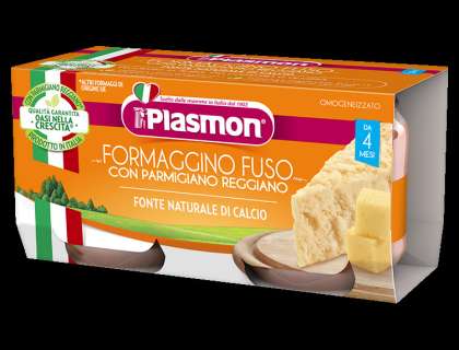 PLASMON OMOGENEIZZATO FORMAGGINO PARMIGIANO 80 G X 2 PEZZI