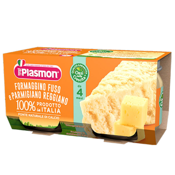 PLASMON OMOGENEIZZATO FORMAGGINO PARMIGIANO 80 G X 2 PEZZI