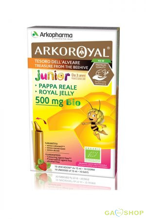 ARKOROYAL PAPPA REALE BIOLOGICA 500 MG 10 UNICA DOSE