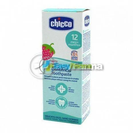 CHICCO DENTIFRICIO FRAGOLA 50 ML 12M+ CON FLUORO