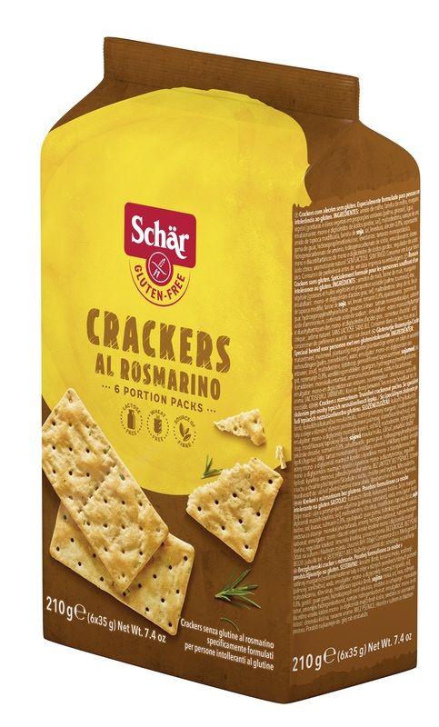 SCHAR CRACKERS AL ROSMARINO 6 CONFEZIONI DA 35 G