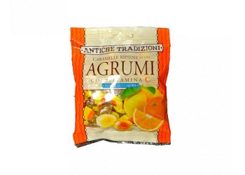 ANTICHE TRADIZIONI CARAMELLE RIPIENE CON VITAMINA C GUSTO AGRUMI 60 G