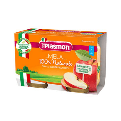 PLASMON OMOGENEIZZATO MELA 2 X 104 G