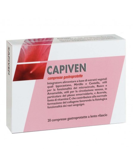 CAPIVEN 20 COMPRESSE GASTROPROTETTE A LENTO RILASCIO