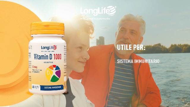 LONGLIFE VITAMIN D 1000UI 60 COMPRESSE