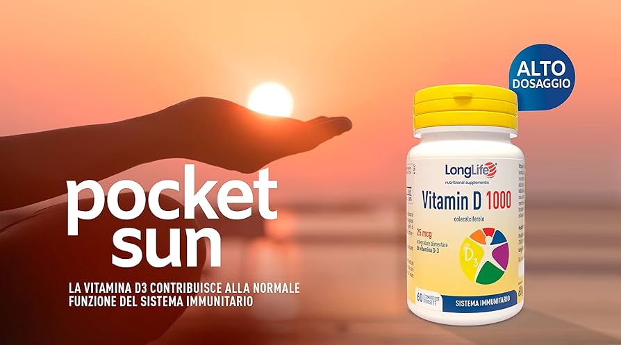 LONGLIFE VITAMIN D 1000UI 60 COMPRESSE