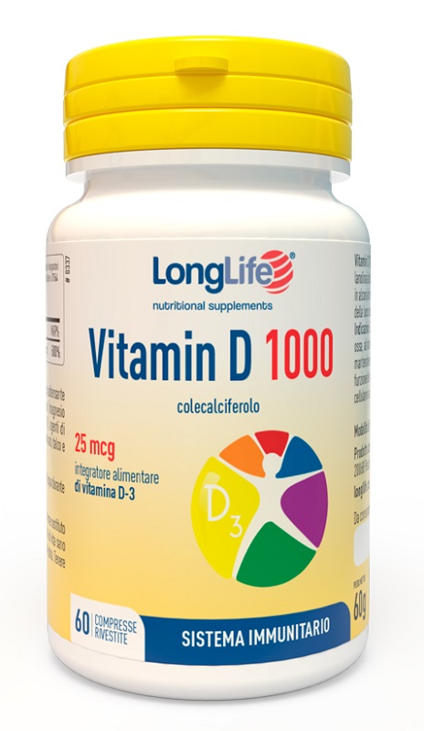 LONGLIFE VITAMIN D 1000UI 60 COMPRESSE