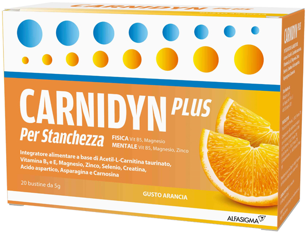 CARNIDYN PLUS 20 BUSTINE DA 5 G GUSTO ARANCIA