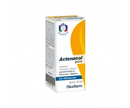 ACTENACOL GOCCE 12 ML CON MELATONINA