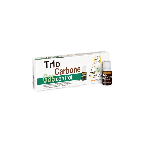 TRIOCARBONE GAS CONTROL 7 FLACONCINI 10 ML