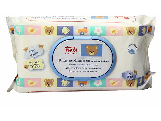 TRUDI BABY CARE SALVIETTA MULTILINGUA 72 PEZZI