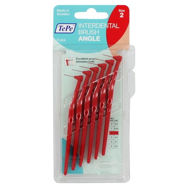 TEPE ANGLE SCOVOLINO ROSSO 0,5MM 6 PEZZI