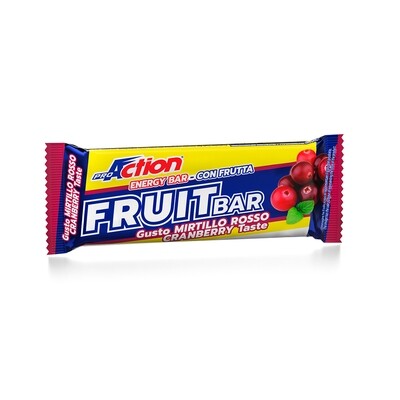 PROACTION FRUIT BAR BARRETTA ENERGETICA AL MIRTILLO ROSSO 40 G
