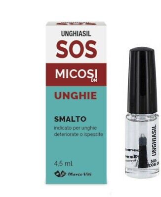 ANTIMICOTICO UNGHIASIL SOS MICOSI IN FLACONE DI VETRO 5 ML CON PENNELLO APPLICATORE + ASTUCCIO