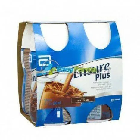 ENSURE PLUS CIOCCOLATO 4 BOTTIGLIE DA 200 ML