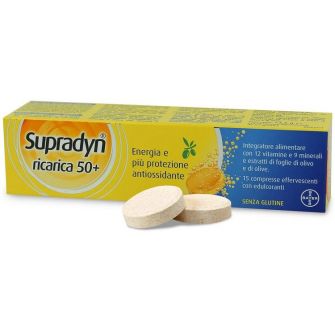 SUPRADYN RICARICA 50+ 15 COMPRESSE EFFERVESCENTI