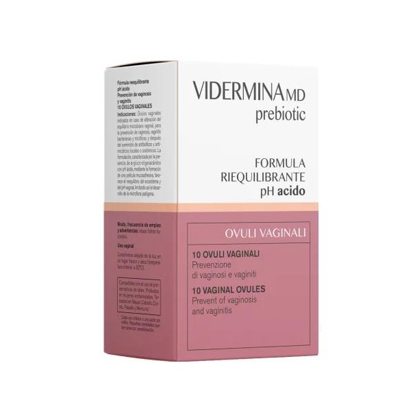 VIDERMINA PREBIOTIC OVULI VAGINALI 10 PEZZI