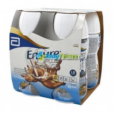 ENSURE PLUS ADVANCE CAFFE' 4 BOTTIGLIE DA 220 ML