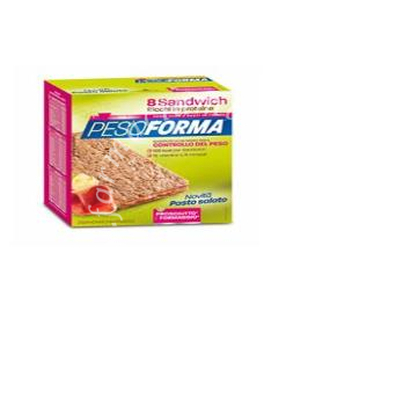 PESOFORMA SANDWICH PROSCIUTTO/FORMAGGIO 4 PASTI 8 PEZZI X 25 G