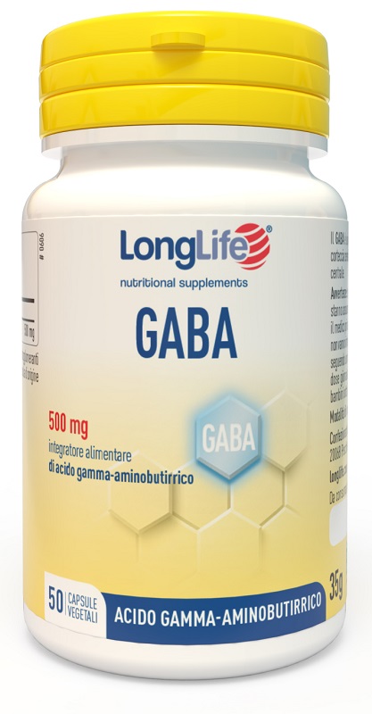 LONGLIFE GABA 500MG 50 CAPSULE