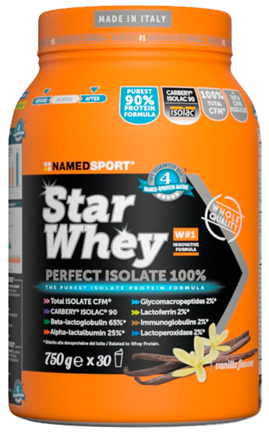 STAR WHEY ISOLATE VANILLA 750 G