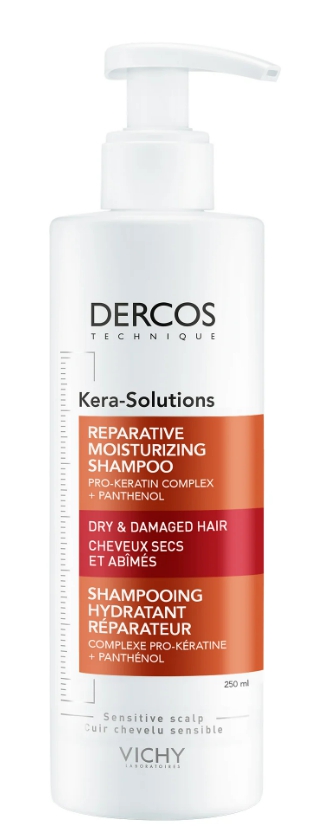 DERCOS TECHNIQUE KERASOL SHAMPOO RISTRUTTURANTE 250 ML