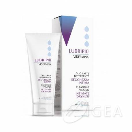 VIDERMINA LUBRIPIU' OLIO LATTE DETERGENTE SECCHEZZA INTIMA 200 ML