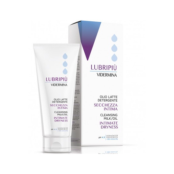 VIDERMINA LUBRIPIU' OLIO LATTE DETERGENTE SECCHEZZA INTIMA 200 ML